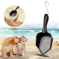 litter scoop plastic poop shovel with hanging hole pets supplies for pets cat dc156