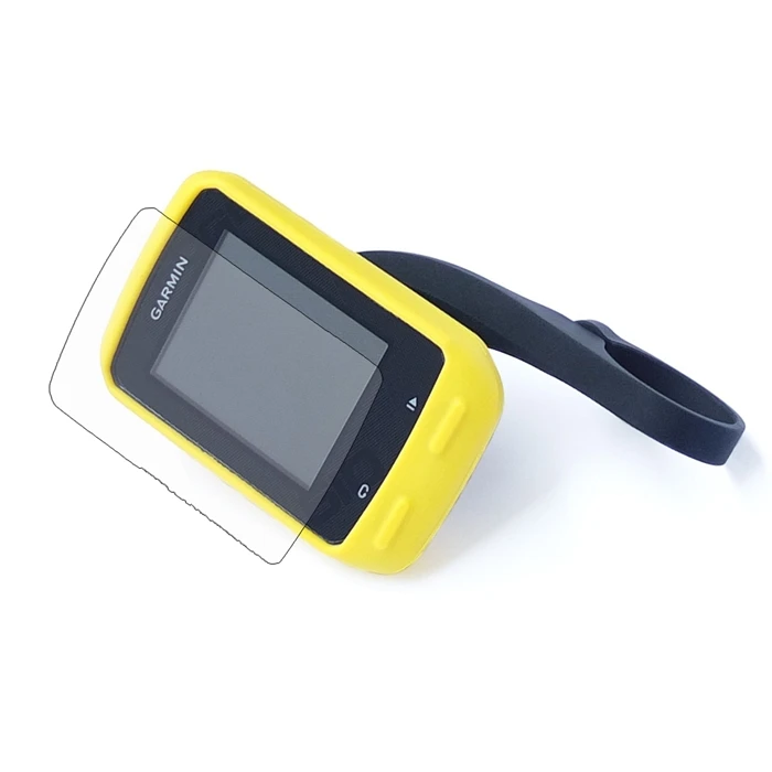 Кронштейн для руля велосипедного компьютера 31 8 мм черный + резиновый желтый