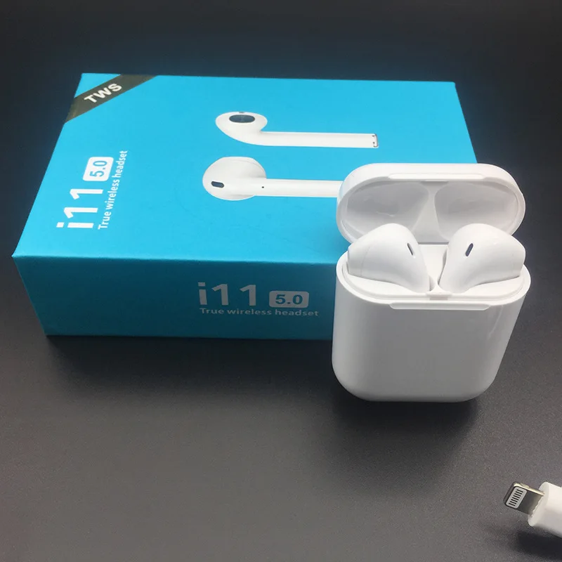 2019 Новый i12 tws Bluetooth 5 0 беспроводной супер тяжелый бас ухо телефон для всех сотовых