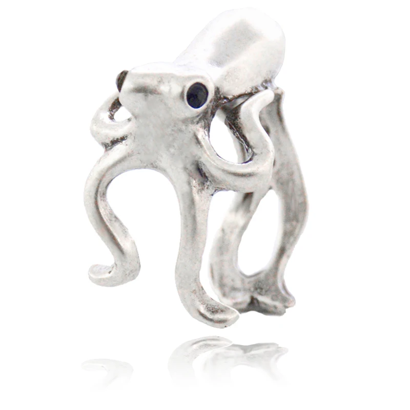 Винтаж Панк Осьминог Anillos вечерние кольца для женщин Boho Anel Masculino Любовь кольцо для мужчин ювелирные изделия для женщин Bijoux Femme подарки