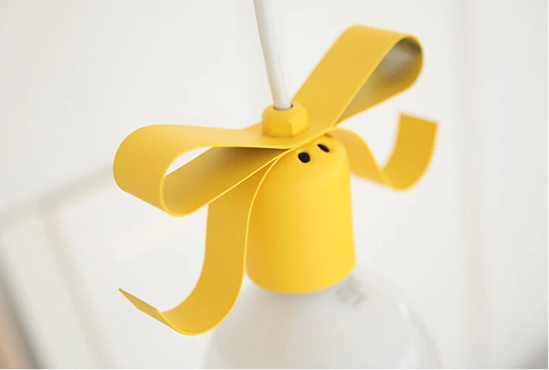 2020 сельская Подвесная лампа с бантом для ресторана романтическое красивое