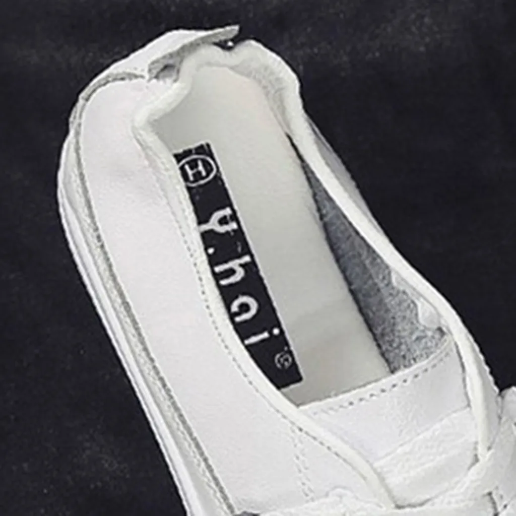 Женские кроссовки на платформе SAGACE белые вулканизированной подошве с граффити