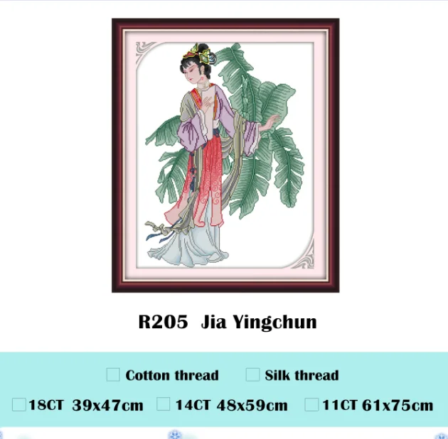 Jinling twelve Шпилька Набор для вышивки крестом aida 14ct 11ct граф печатных холсты стежков вышивка DIY рукоделие ручной работы - Цвет: Тёмно-синий