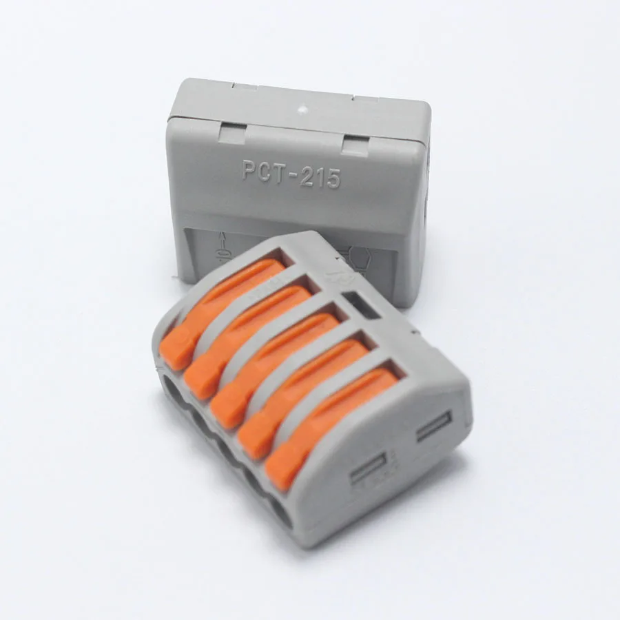EClyxun 5 шт./лот Универсальный компактный разъем проводки провода PCT 215 5pin проводника