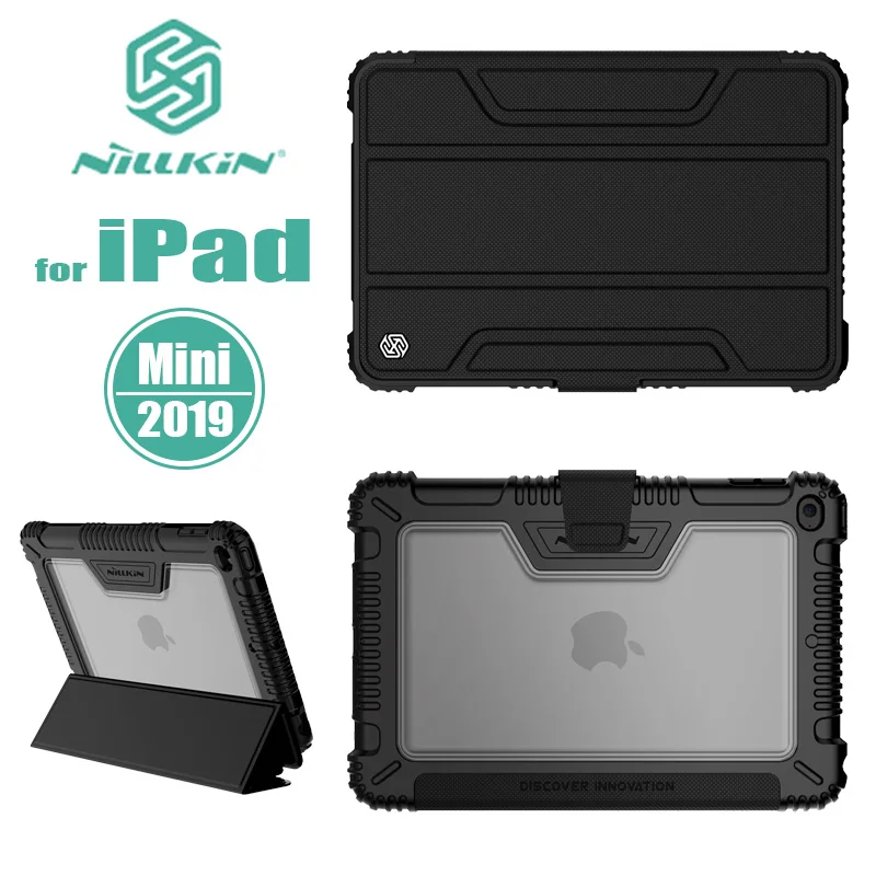 Для iPad Mini чехол Nillkin все вокруг бампер Флип кожаный чехол с Apple карандаш держатель для Apple iPad Mini 4 задняя крышка
