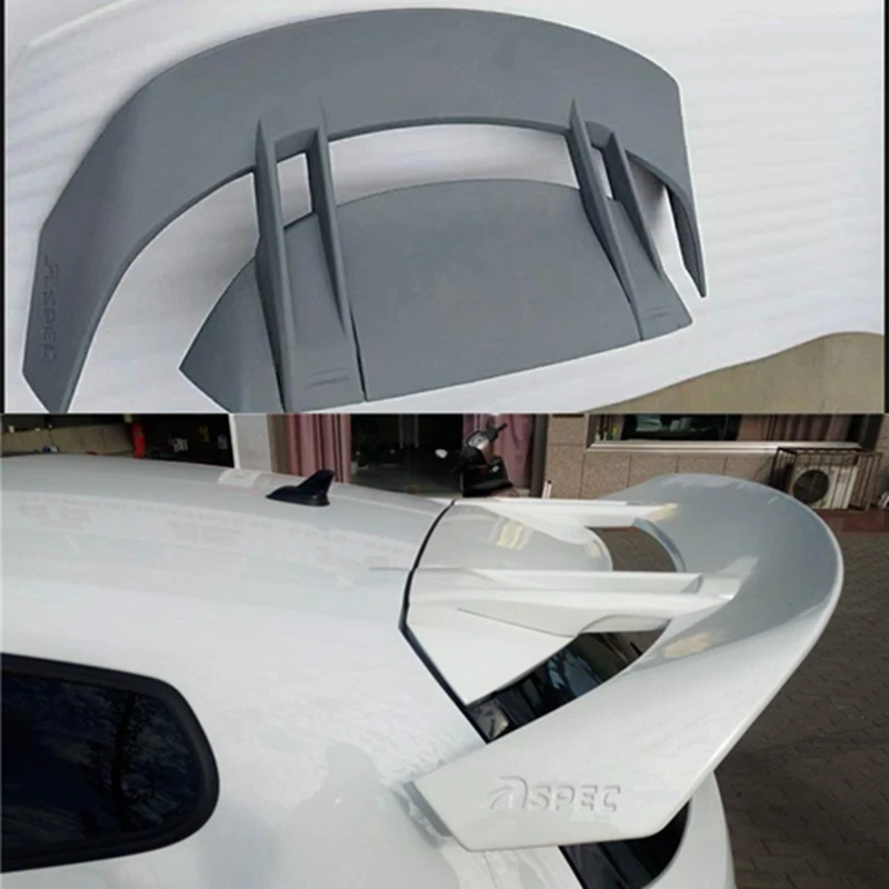Для Volkswagen Scirocco 2010 + Высококачественный спойлер из АБС пластика грунтового цвета