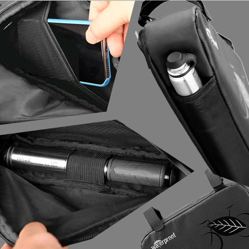 

Nylon Bicycle Bag Bike Waterproof Storage Saddle Bag Seat Cycling Tail Rear Pouch Bag Saddle Pouch Bicycle Accessories
