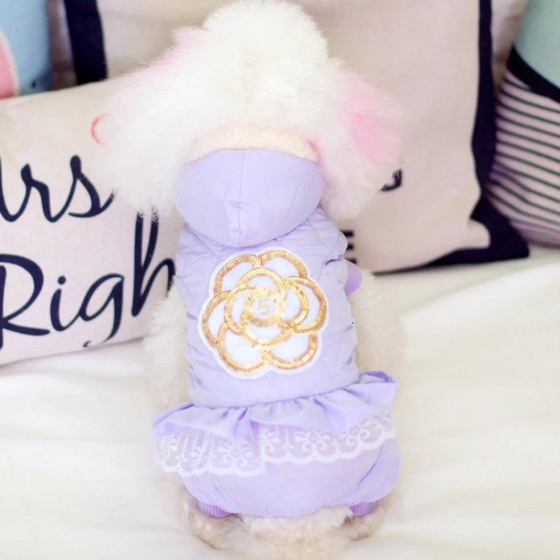 Одежда для домашних животных маленьких собак чихуахуа Йорк теплая одежда модная