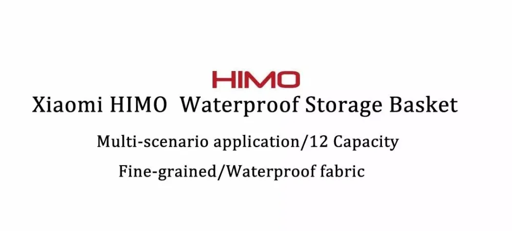 Xiaomi Himo 12L Waterproof Storage Basket Bike Bag Supplies For Xiaomi Electric Scooter HIMO C20 V1 Series Universal