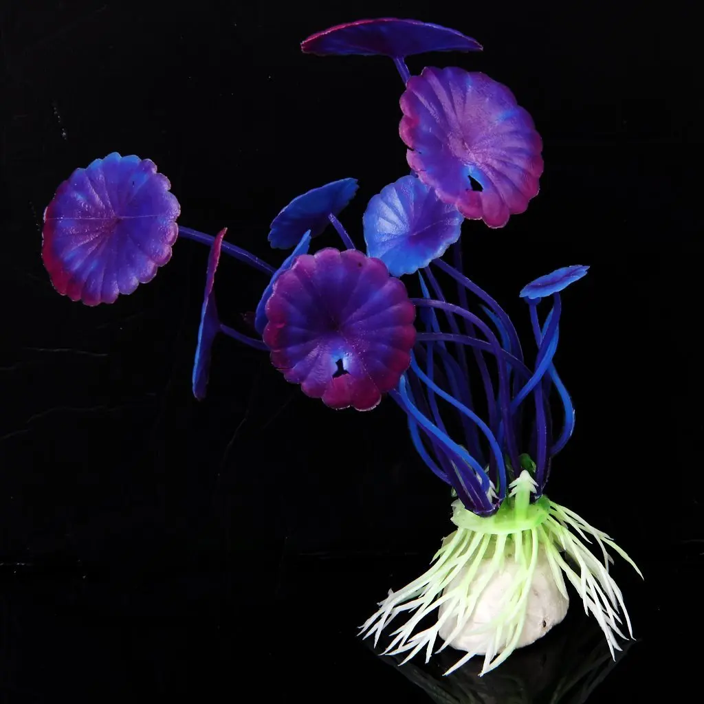 3 шт. рыбы в аквариуме растения аквариумные украшения фиолетовый|aquarium decoration|plant