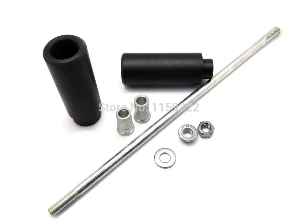 

Motorcycle Parts Black No Cut Crash Protector Delrin Frame Sliders For Suzuki Sv650 Sv1000 Sv 2018 2017 2016 2015 2014 All Year