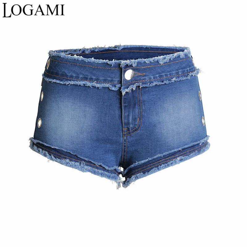 Облегающие Мини шорты LOGAMI сексуальные женские горячие Клубная одежда