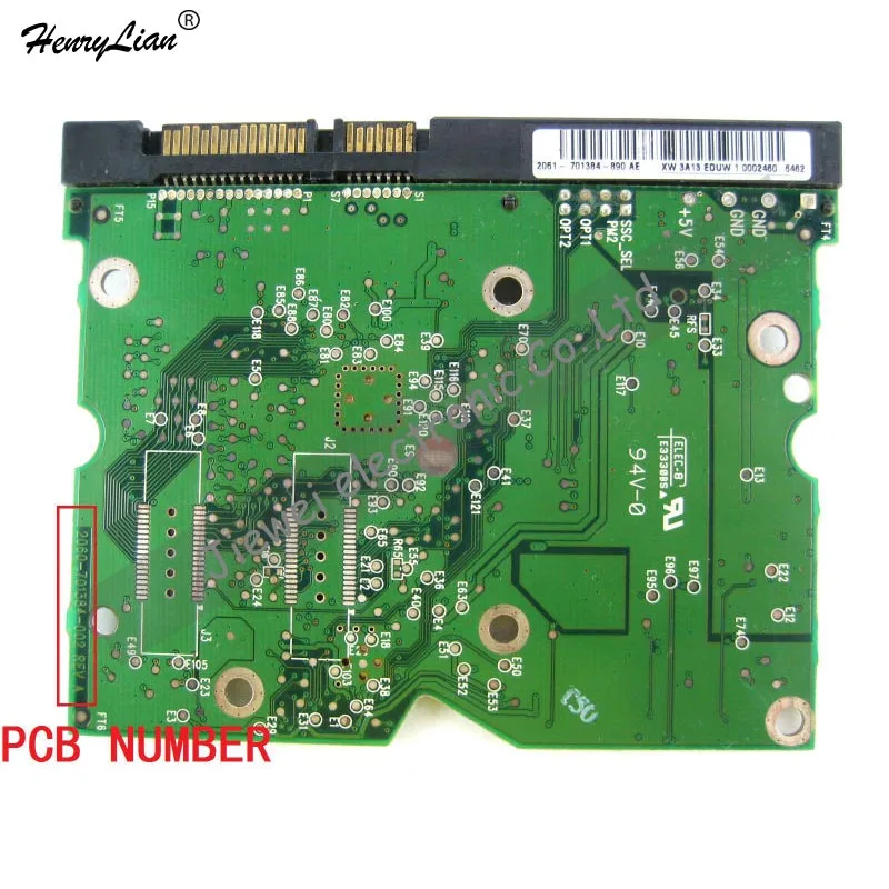 HDD PCB для/логическая плата номер платы: 2060-701384-002 REV A 2061-701384-800 | Компьютеры и офис