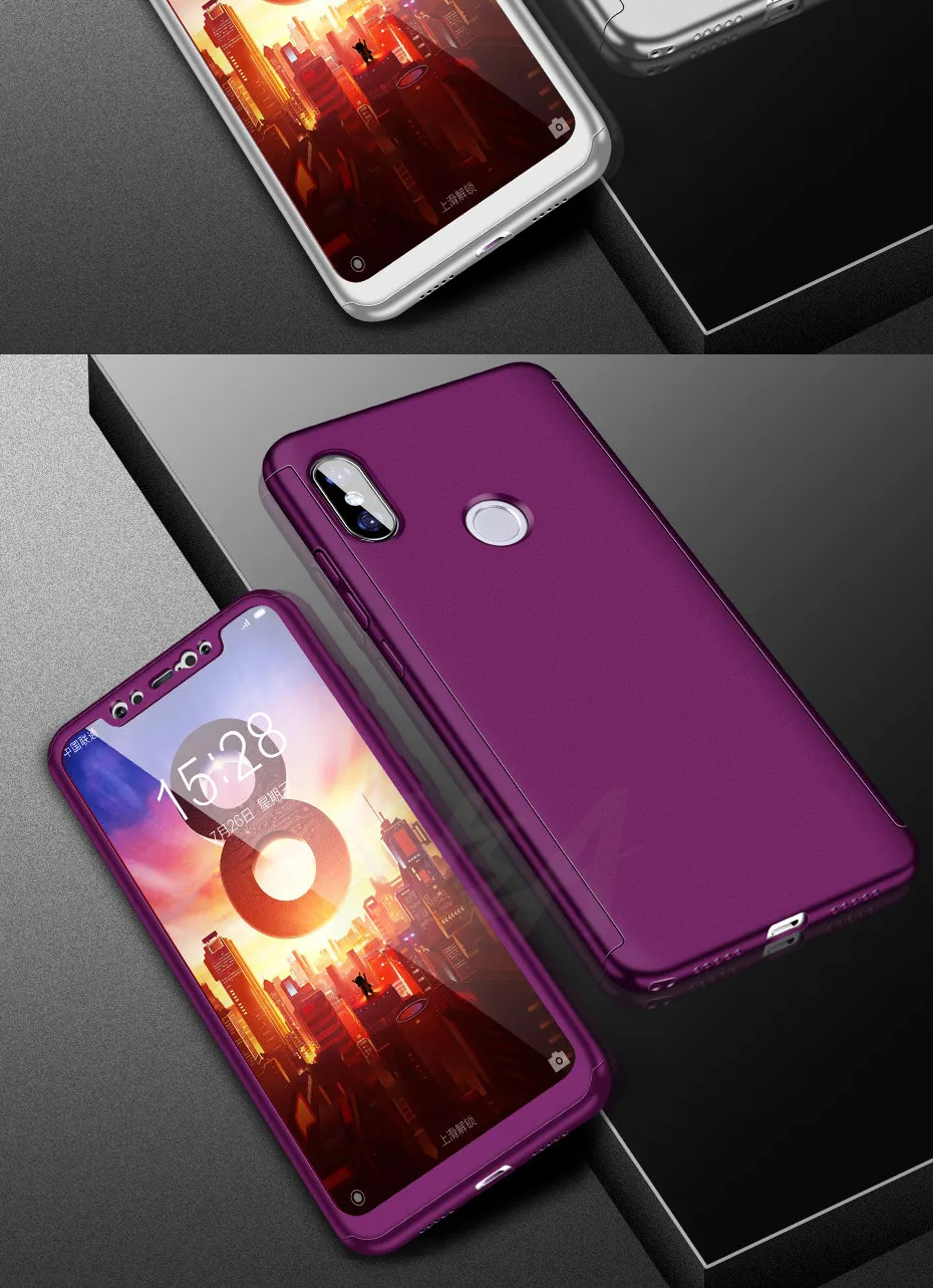 H& A Роскошный 360 Полный чехол для телефона чехол для Xiaomi mi 5 5S Plus mi 5X 6X mi 8 SE противоударный чехол Pocophone F1 со стеклом