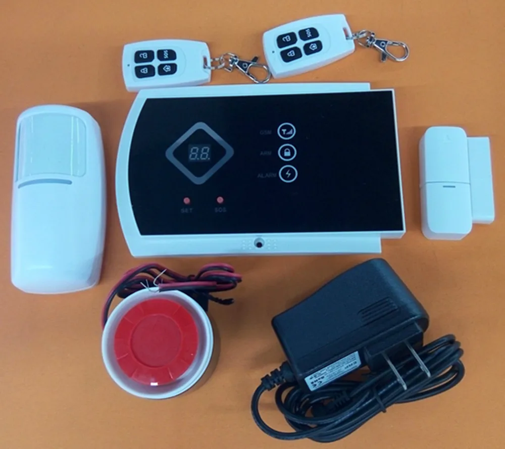 

New Arrival APP Control Wireless Burglar Alarm System 433Mhz Motion Detector GSM Alarm