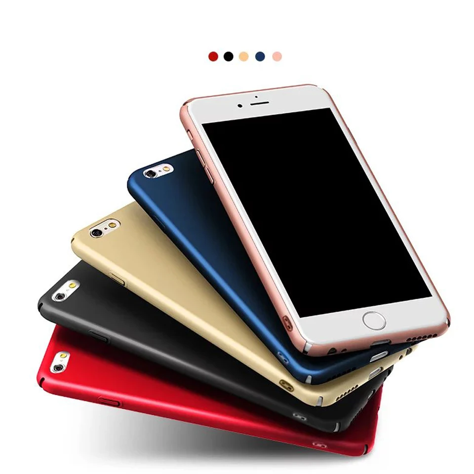 Anyrow Ультратонкий матовый пластиковый жесткий чехол для iphone 7 Plus SE 5 5S 6 s из