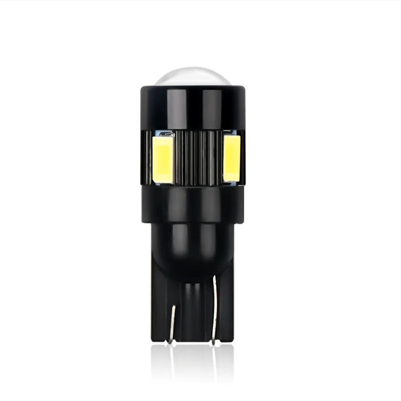 2 шт. 168 194 W5W светодиодный лампы 5630 6/10SMD Canbus светильник лампа без ошибок светильник парковочный зазор Поворотники боковые светильник белого цвета - Испускаемый цвет: t10   6smd