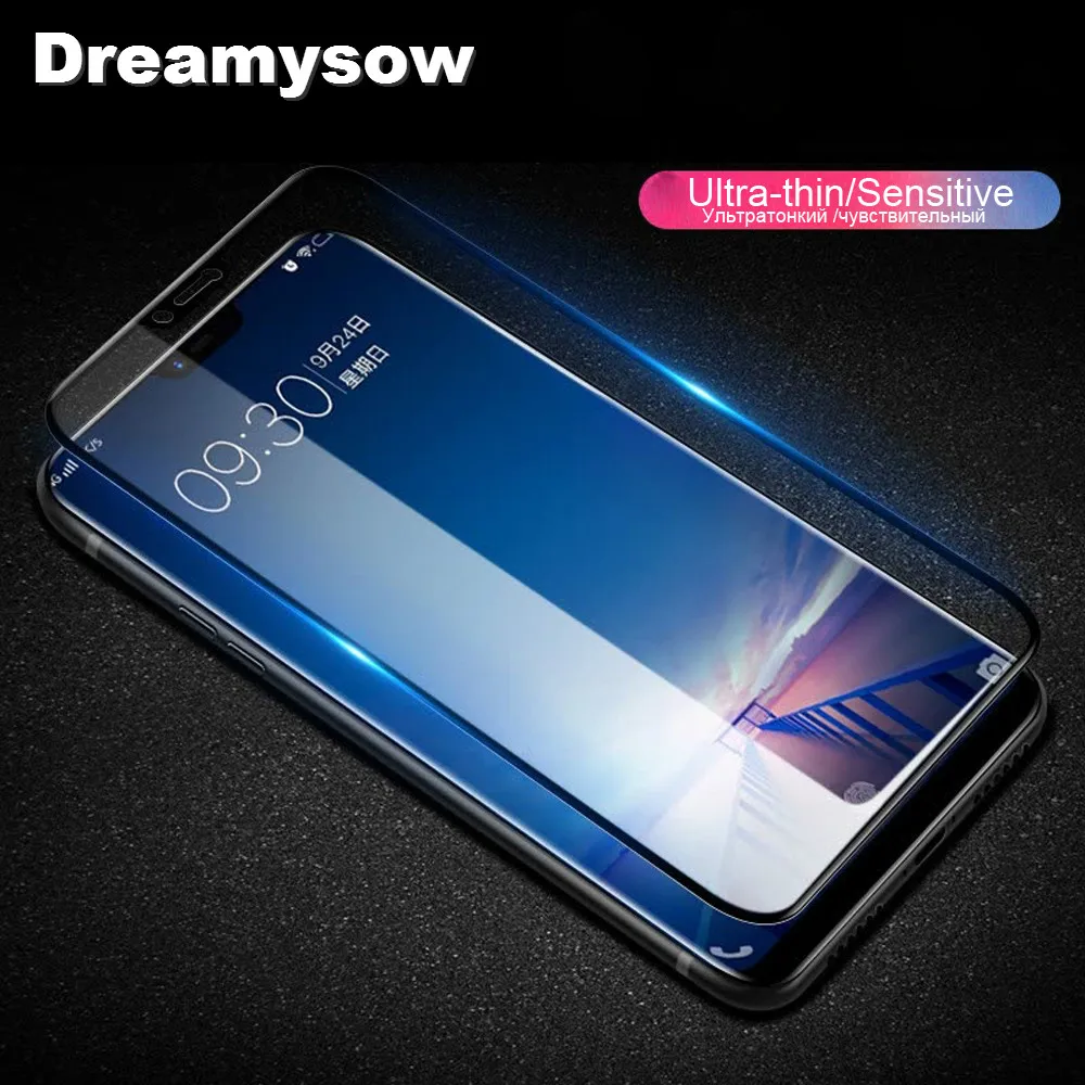 С уровнем твердости 9H закаленное Стекло пленка для Vivo V11 Pro V11 Y83 Y81 X21 V9 Молодежные полное защитное покрытие, защитное стекло 2.5D высококачественный защитный чехол для OPPO F7 F5