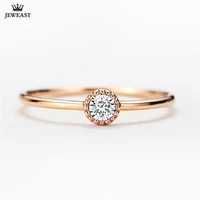 18k gold pure gold ring real 18k gold solid gold rings beautiful upscale trendy classic party fine jewelry hot sell new 2020