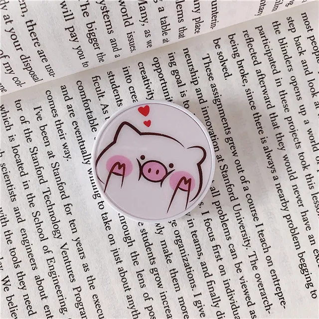 20 Duffy Единорог Улица Сезам мрамор цветы шаблон держатель телефона на палец подушка безопасности расширяющийся кронштейн Стенд - Цвет: 20