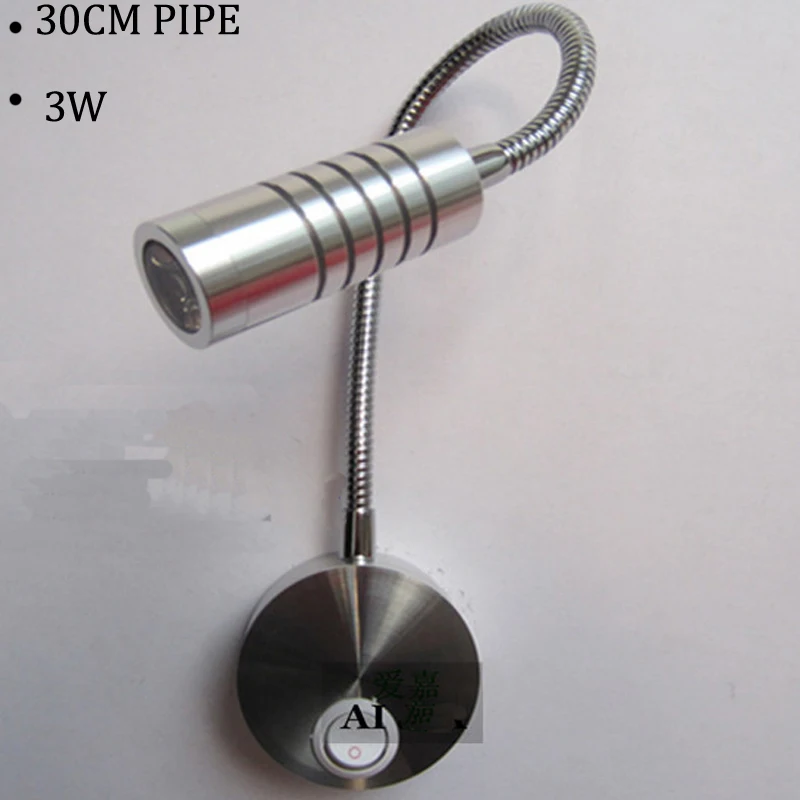 Алюминиевый настенный прикроватный светильник для чтения 3 Вт | Лампы и освещение