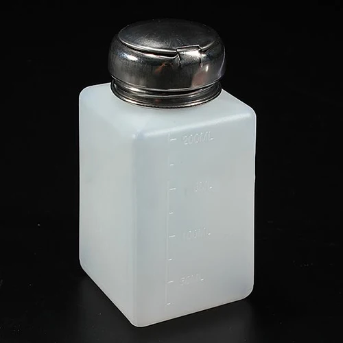 Бутылка для жидкости снятия лака ногтей 200 мл|Многоразовые бутылки| |