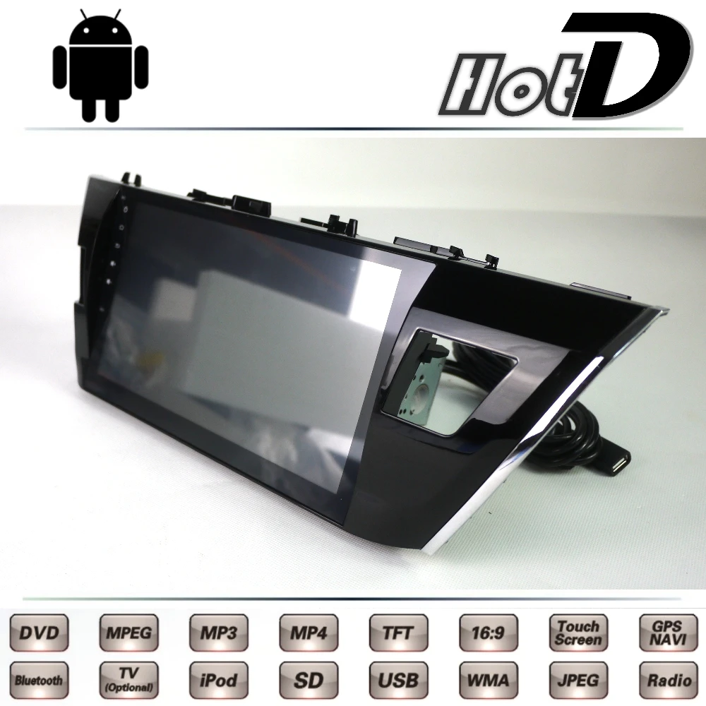 Для TOYOTA Corolla Левин Axio Fielder 2013 2014 2015 2016 Автомобильный мультимедийный DVD плеер gps