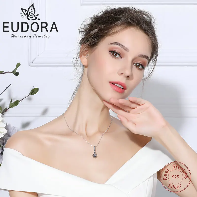 Подвеска на запястье Eudora из стерлингового серебра 925 пробы с прозрачным