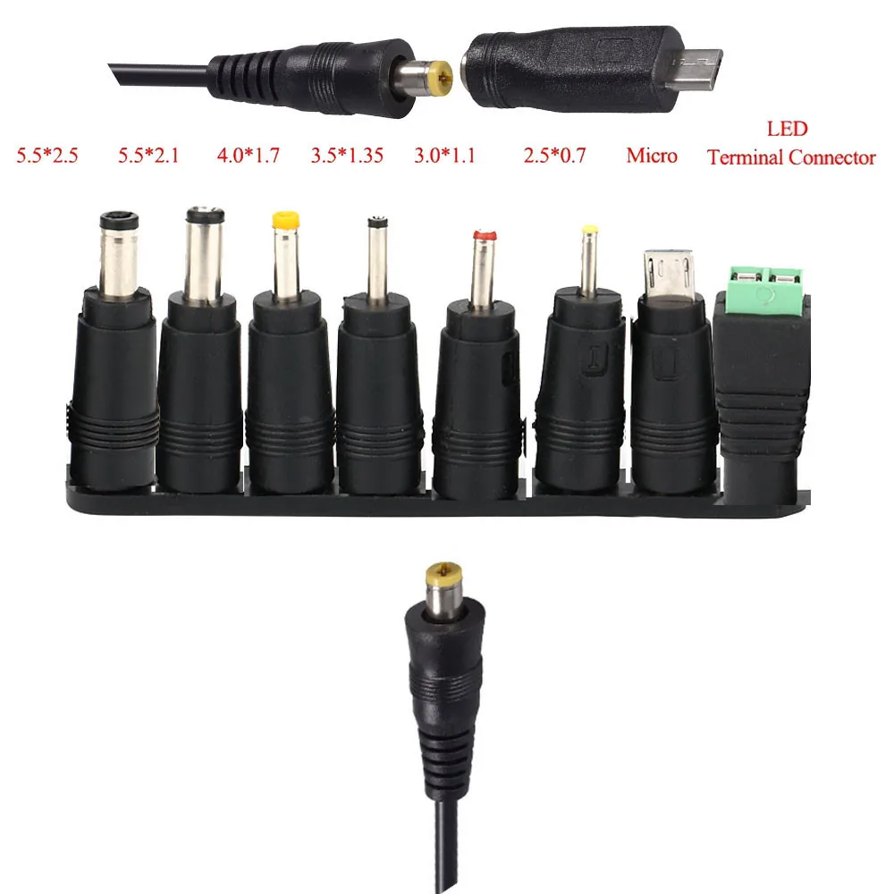 Универсальный адаптер питания переменного/постоянного тока 12 Вт Австралия 8