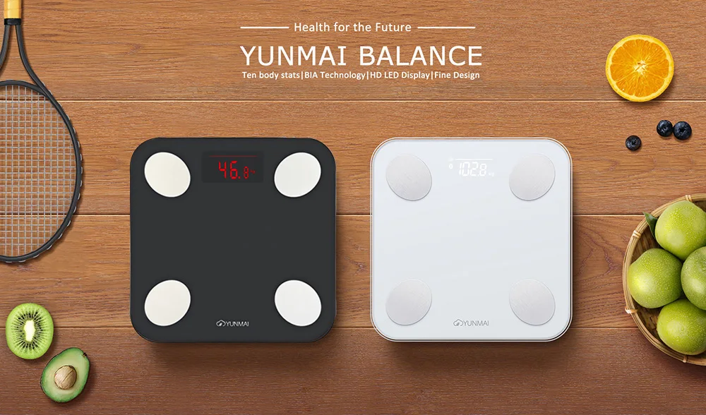 YUNMAI Mini 2 баланс смарт-весы для тела и жира Интеллектуальный анализ данных приложение управление цифровой инструмент для взвешивания от Xiaomi you