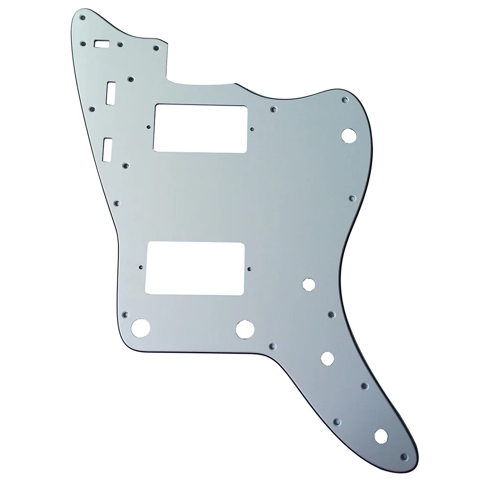 

Pleroo Custom Guitar pickgaurd - For Japan Jazzmaster Guitar Pickguard with PAF Humbucker, 3 Ply Parchment