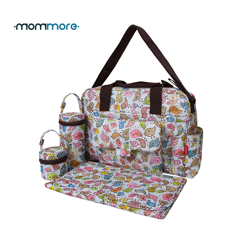 Mommore 5 шт./компл. Сумки для подгузников включает в себя сумка из узорчатой ткани