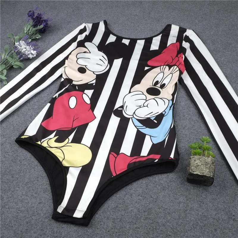 Loneyshow женские боди в полоску с принтом японском стиле обтягивающий комбинезон