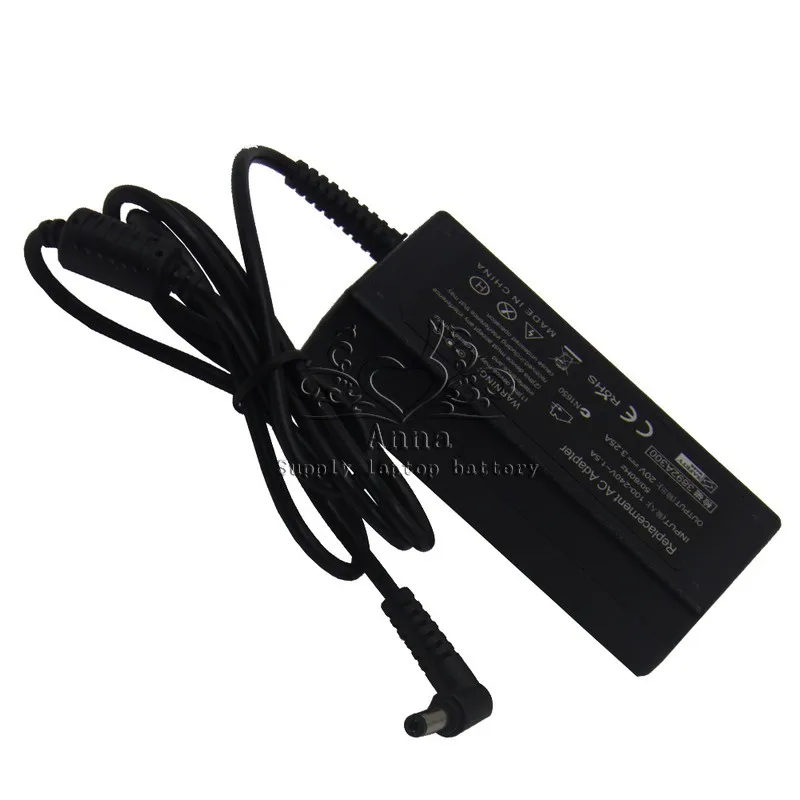 JIGU Замена для Lenovo 20V 3.25A 5 5*2 мм 65 Вт U510 U550 V460 Y330 Y460 Y470 Y560 Z360 Z370 Z380 Z460 Z465|20v 3.25a|lenovo 20v