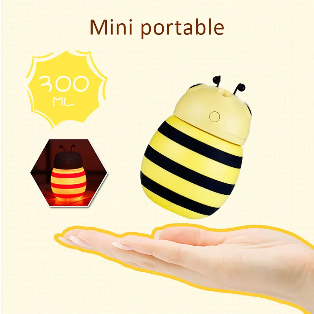 Littie Bee ароматерапия диффузор ночной Светильник очиститель воздуха портативный увлажнитель воздуха для детской комнаты многофункциональный настольный Dorpshipping