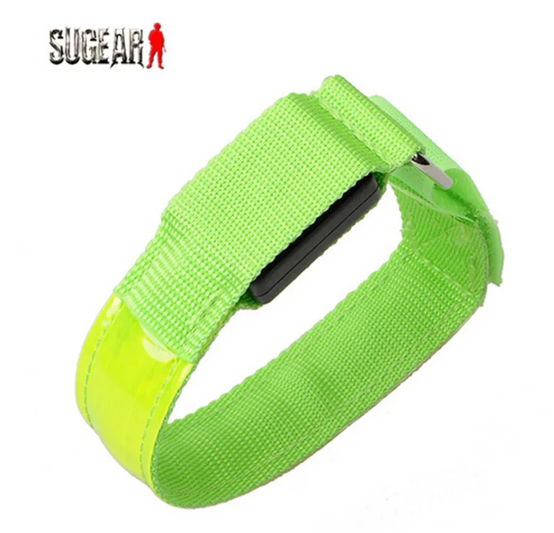 LED Armband 1 пара, мужские, женские, для бега, нарукавники, для велоспорта, кемпинга, нарукавники, для баскетбола, локоть, быстросохнущие, нарукавники, для велоспорта, спорта - Цвет: LED Armband