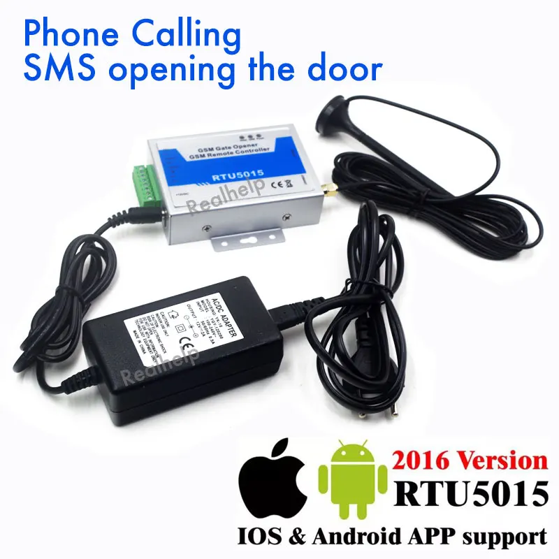 Новое обновление RTU5015 2G SIM GSM ворота открывалка оператора с SMS Пульт