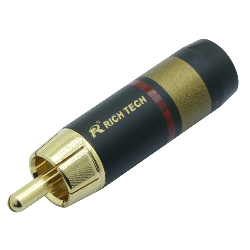 2 шт./1 пара разъём RCA для кабеля 6 7 мм|Соединители| |
