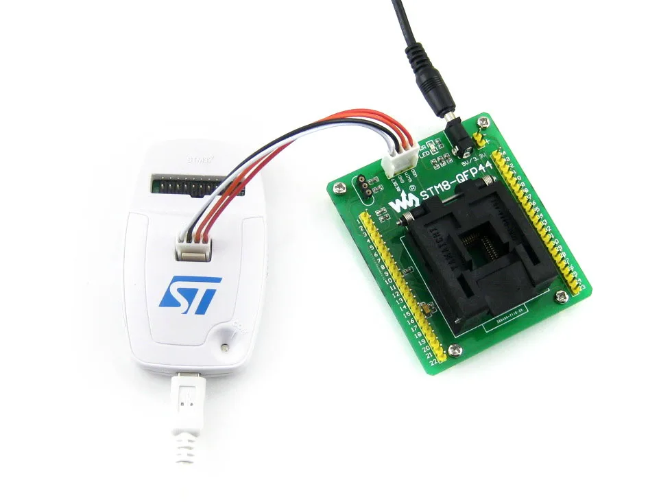 Бесплатная доставка STM8 QFP44 программирующий адаптер IC тестовая розетка для LQFP44