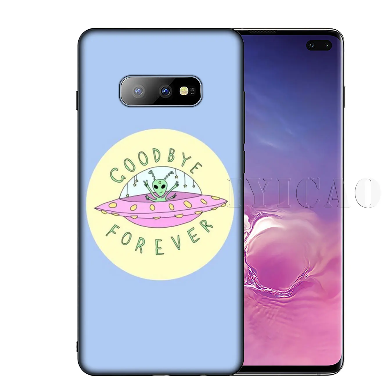 IYICAO милый Alien UFO Kawaii мягкий силиконовый чехол для телефона Samsung Galaxy S20 Ultra S10 Lite S9 S8