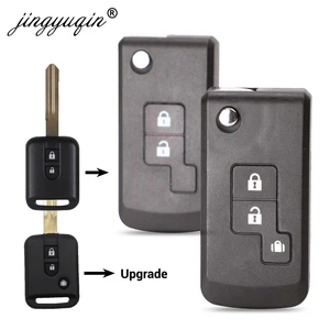Jingyuqin 23 кнопочный модифицированный флип-чехол для Nissan Qashqai primera Micra Navara Almera Note Sunny новый стиль