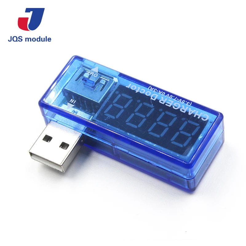 Цифровой USB Мобильный зарядный ток тестер напряжения метр мини зарядное