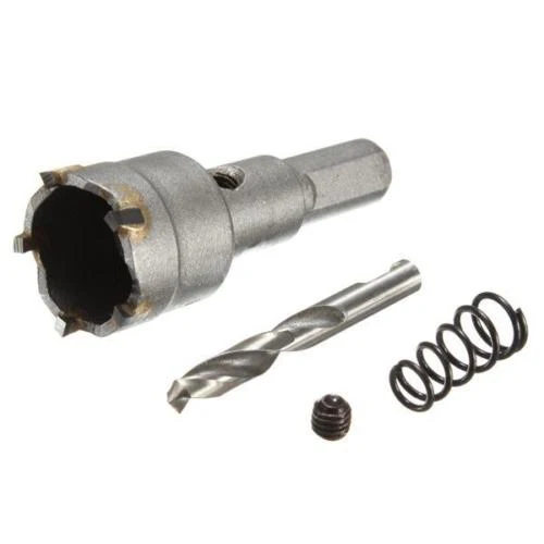 

Metal Pipe Steel Plate Drill bit Carbide Drill Hole Drilling Crown Corn diameter: 23mm