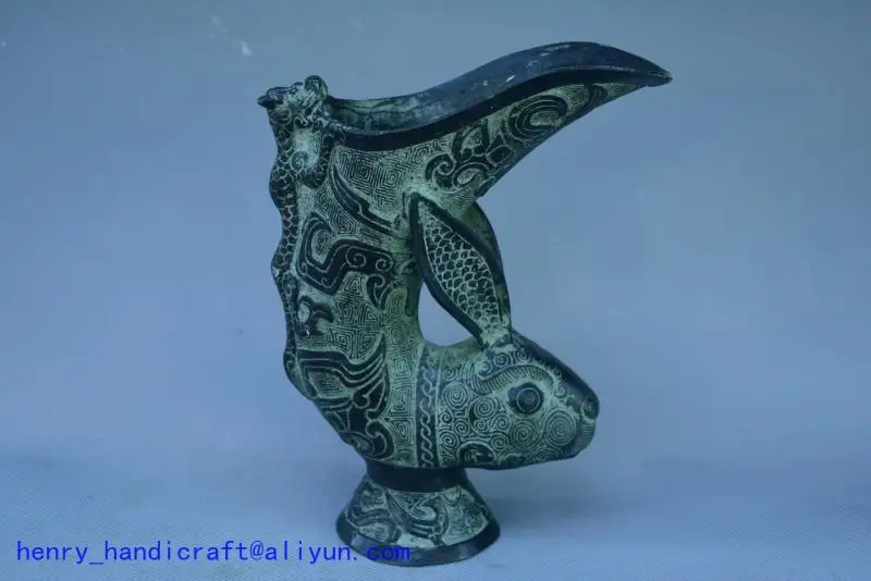 

Collection Chinese HanDyansty(25---186)old bonze cup,rabbit, free shipping