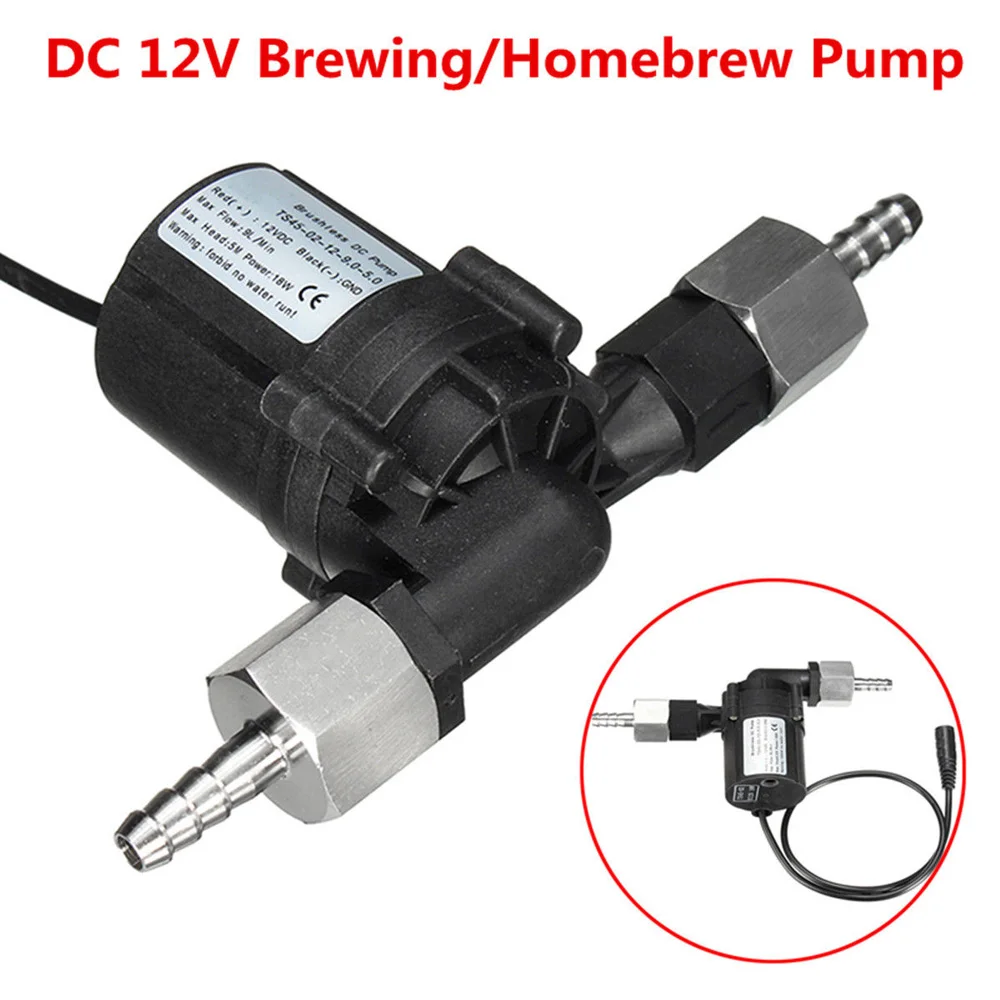 1/2 &quotDC12V самогон бесщеточный Homebrew циркуляционный насос пива водяной Пластик