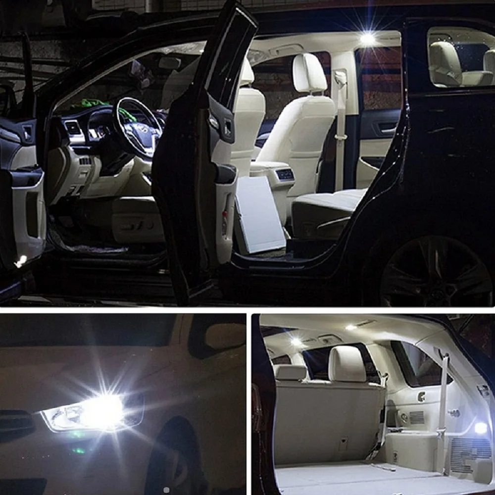 10x T10 Led W5W Автомобильная светодиодная лампа Canbus для Saab 9-3 9-5 9000 95 42250 42252 9-2x 9-3x 9-4x 9-7x 900