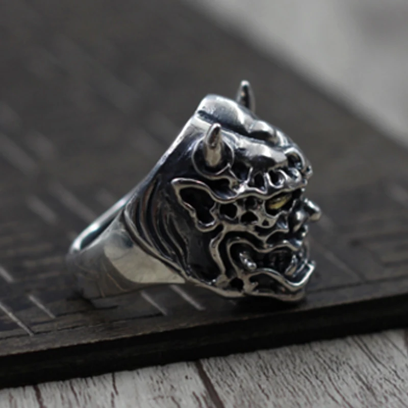 

100% Pure 925 Sterling Silver Jewelry Rings Adjust Vintage Mens Signet Ring For Women Special Christmas Gift 988