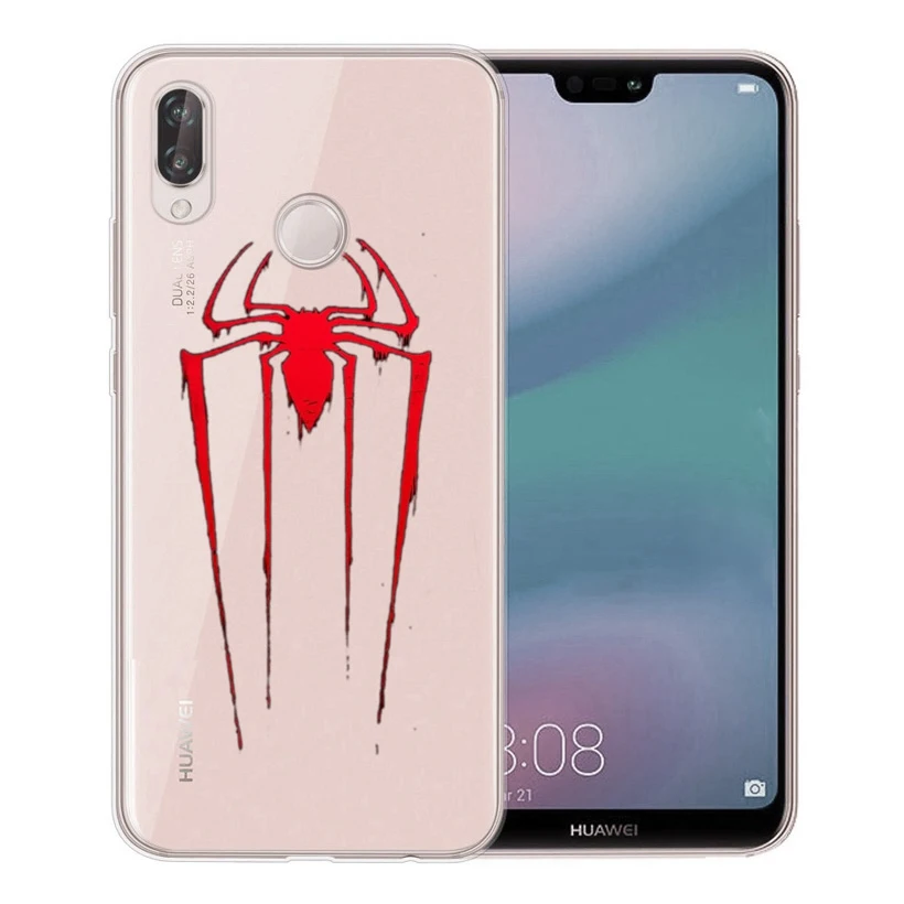 Case For Huawei Honor 7A 8A 8X 8C 9 10 Mate 20 P9 P10 lite/P8 Lite Y5 II Nova 3 Soft Paint Cartoon Spider TPU Cover AC624 |