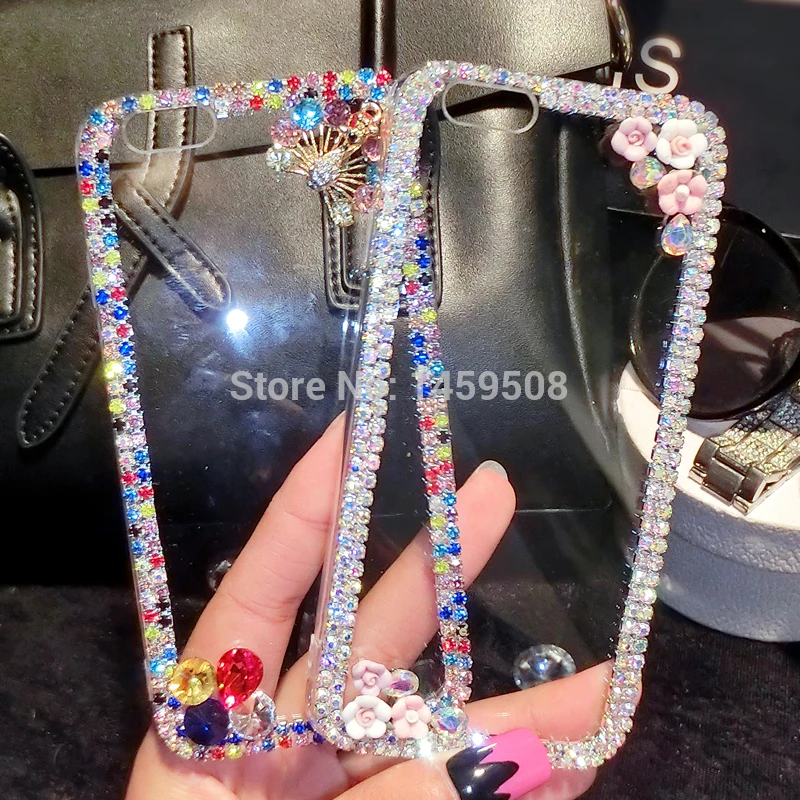 Для ZTE Blade v6/D6 Nubia Z9 Z17 Z17S Z11 mini S Max N1 Axon 7 Rhinestone Frame чехол |
