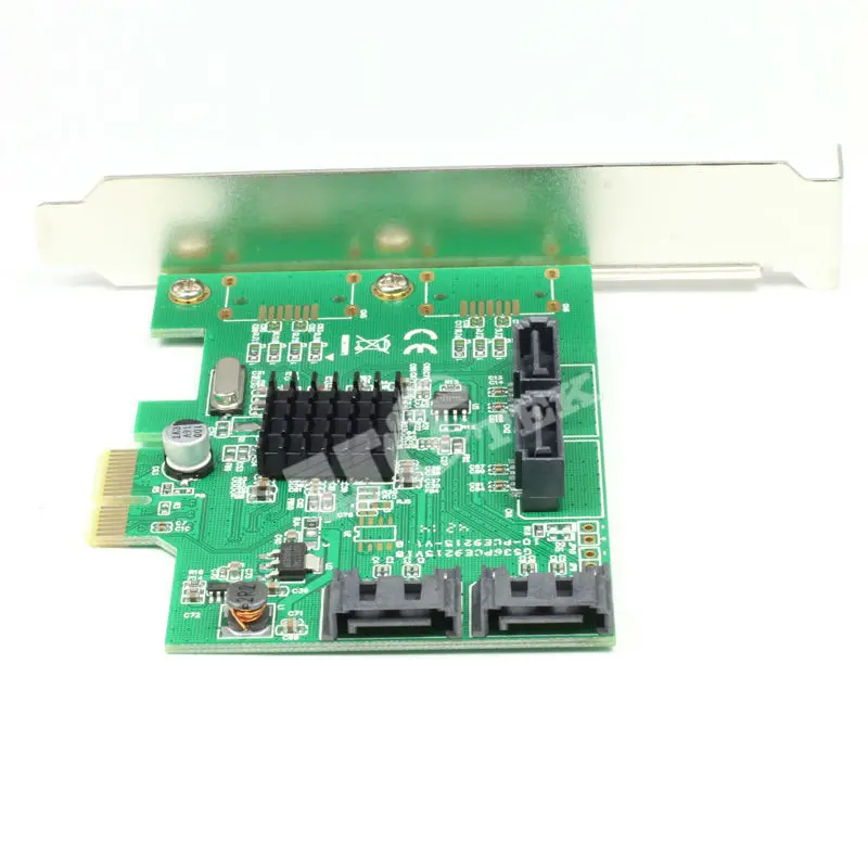 PCI Express к SATA 3 плата контроллера E 4 портам 0 III адаптер 6 Гбит/с w/низкопрофильный